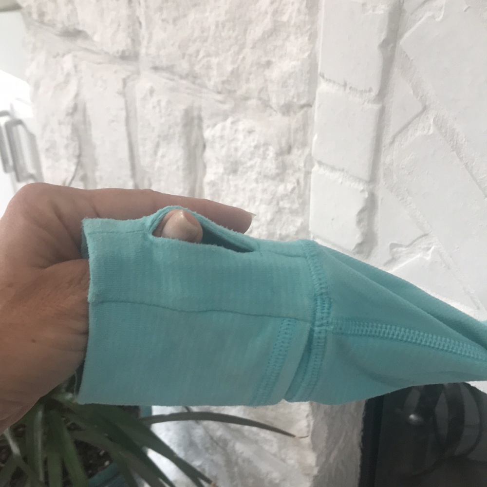 Lululemon Light Blue Pullover Jacket - image 6